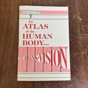 An Atlas of the Human Body 1977 Educational Overlays trans-vision paperback book